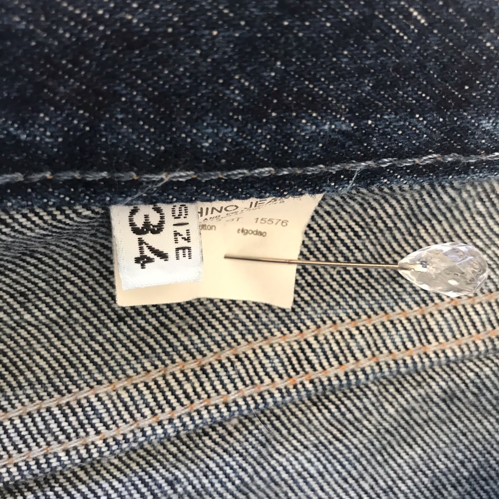 LIKE NEW AUTHENTIC VINTAGE MOSCHINO WIDE LEG JEANS - Picture 8 of 11